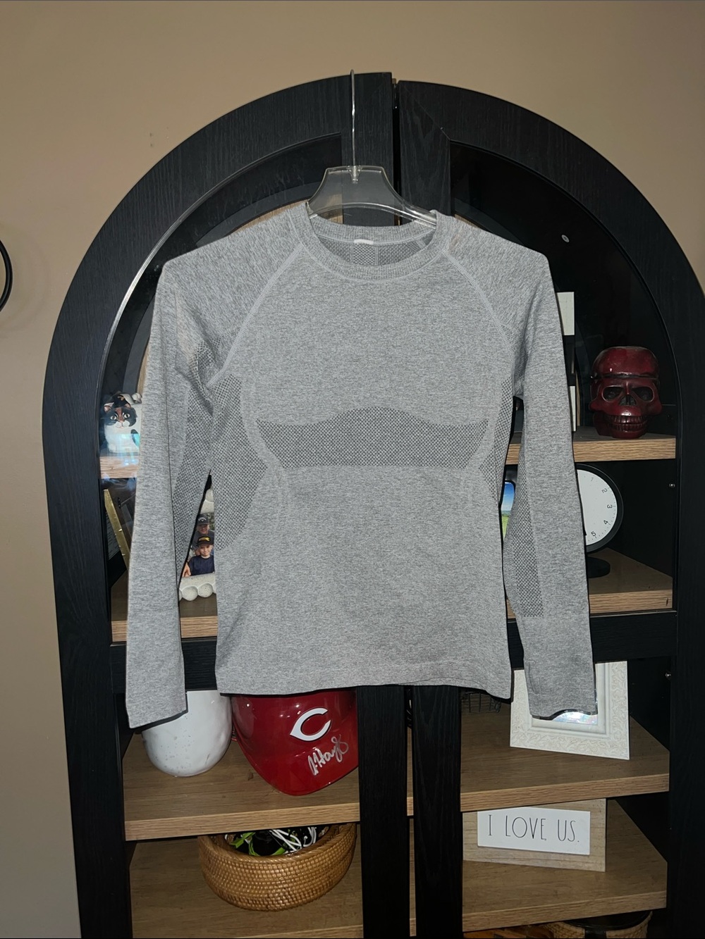 Lululemon Swiftly Tech Women’s Gray Seamless Long-Sleeve Active Top S